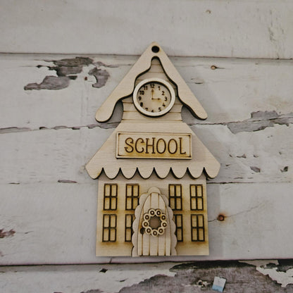 DIY school Christmas ornament; Make your own teacher ornament blank