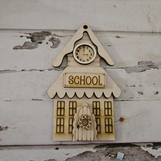 DIY school Christmas ornament; Make your own teacher ornament blank