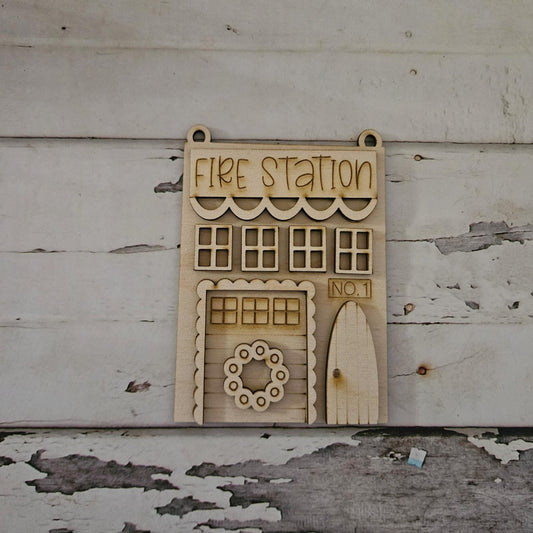 DIY Fire Station Christmas ornament; Make your own firefighter Christmas ornaments