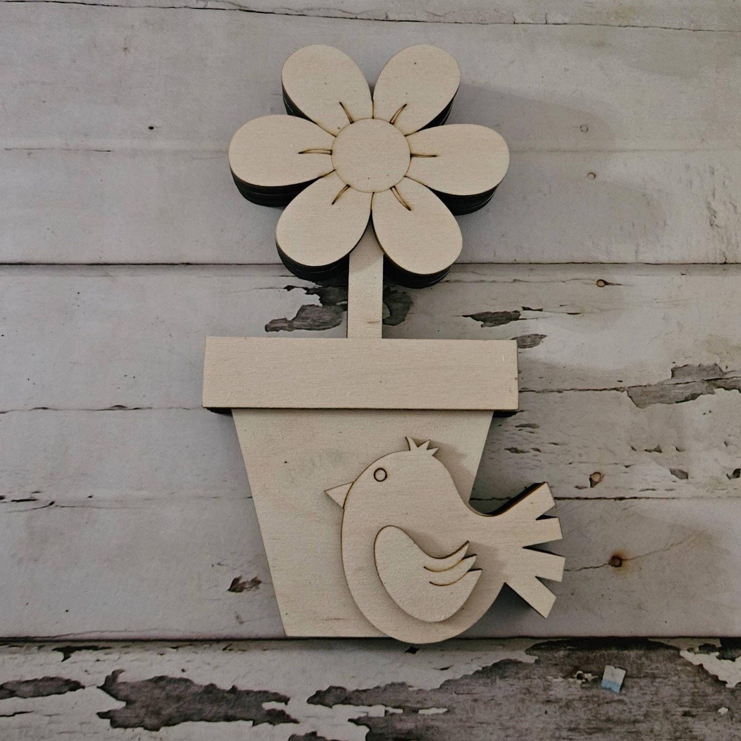 DIY Spring shelf sitter, Make your own spring home decor