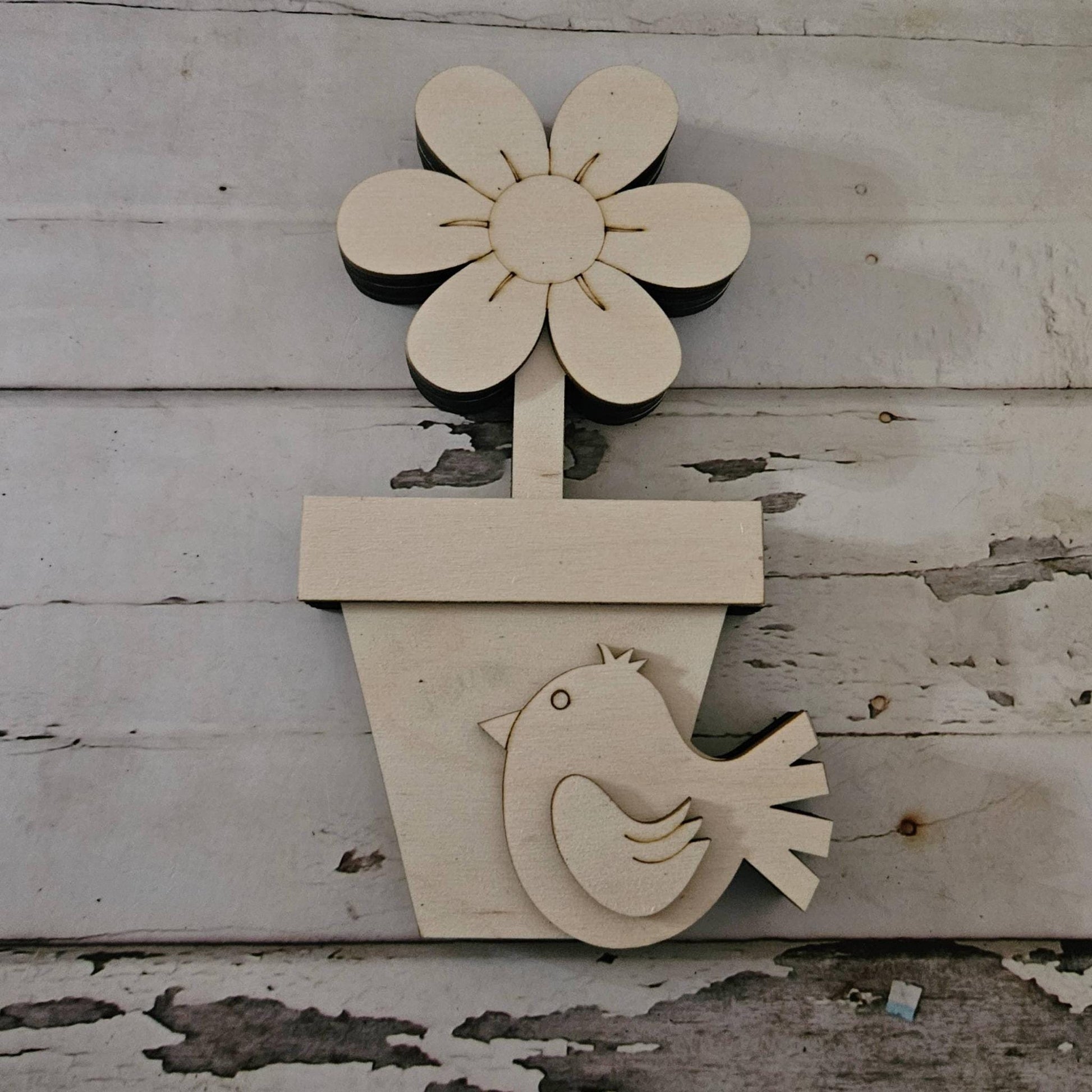 DIY Spring shelf sitter, Make your own spring home decor