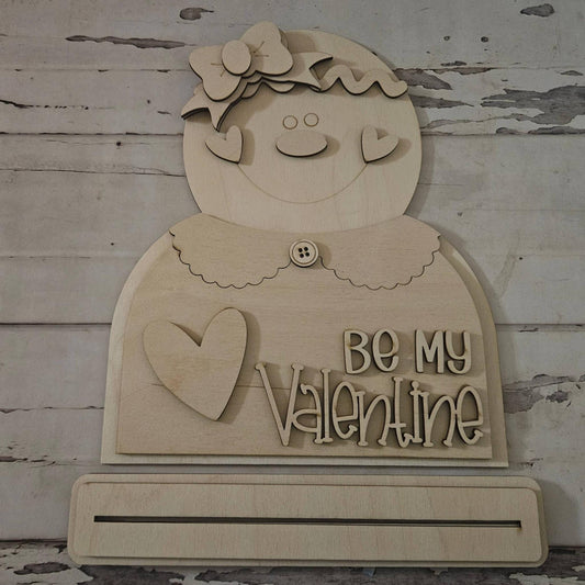 DIY Valentine's shelf sitter, Make your own Valentine craft