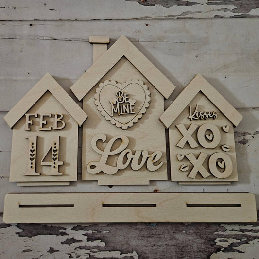 Valentine's Day Gnome Shelf Sitter, DIY Wood Blank