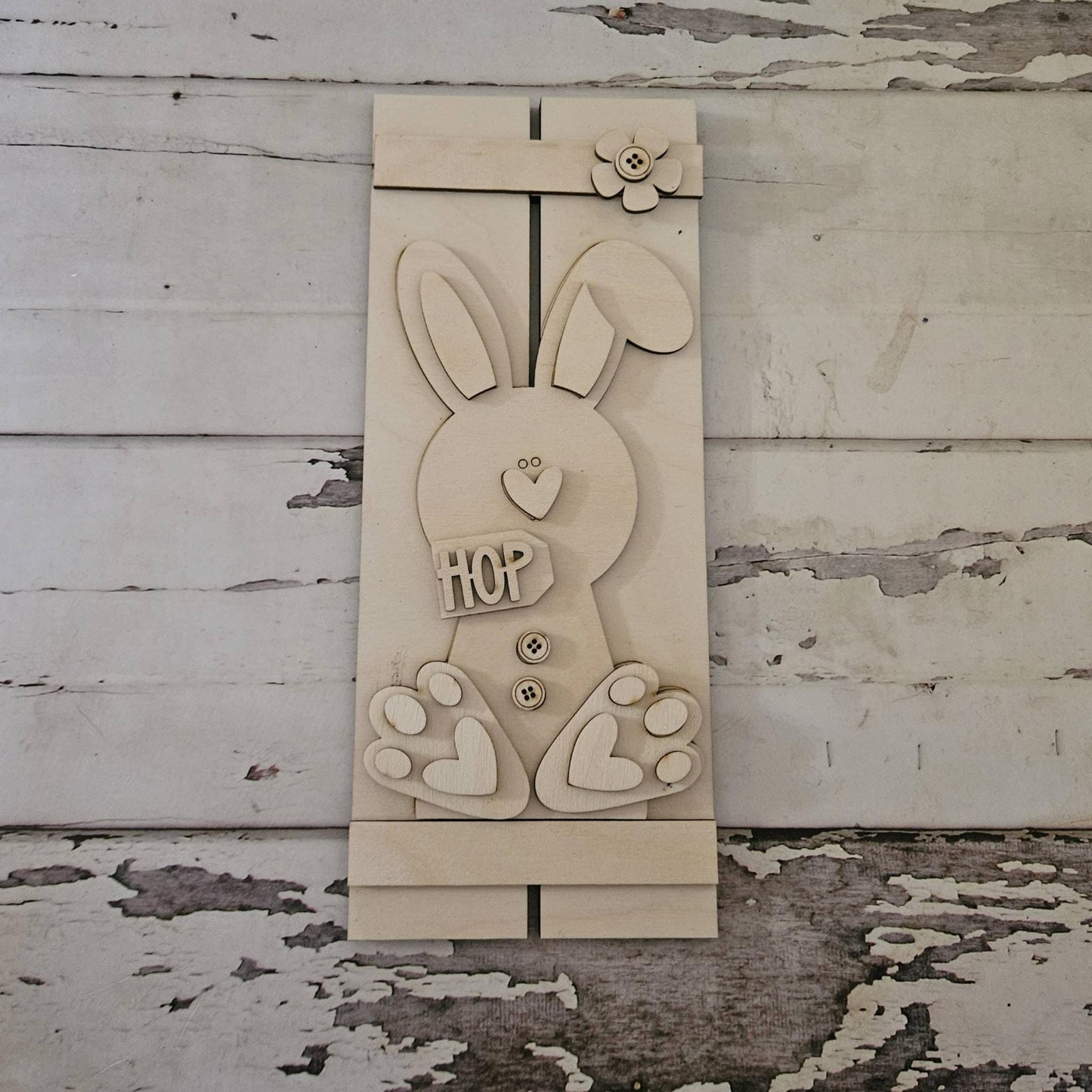 DIY Easter shelf sitter, Make your own spring home decor