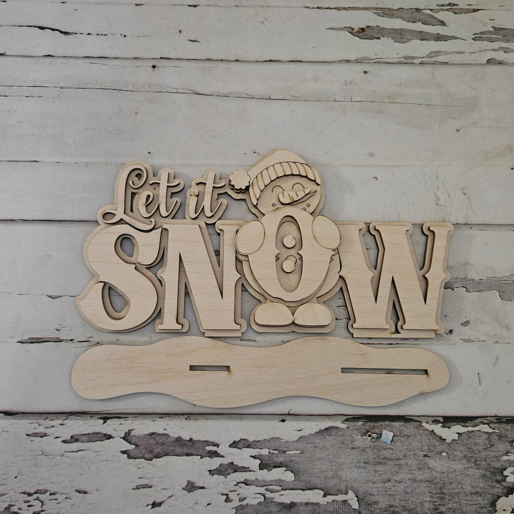 DIY Winter Shelf Sitter; Make your own polar bear tiered tray decor