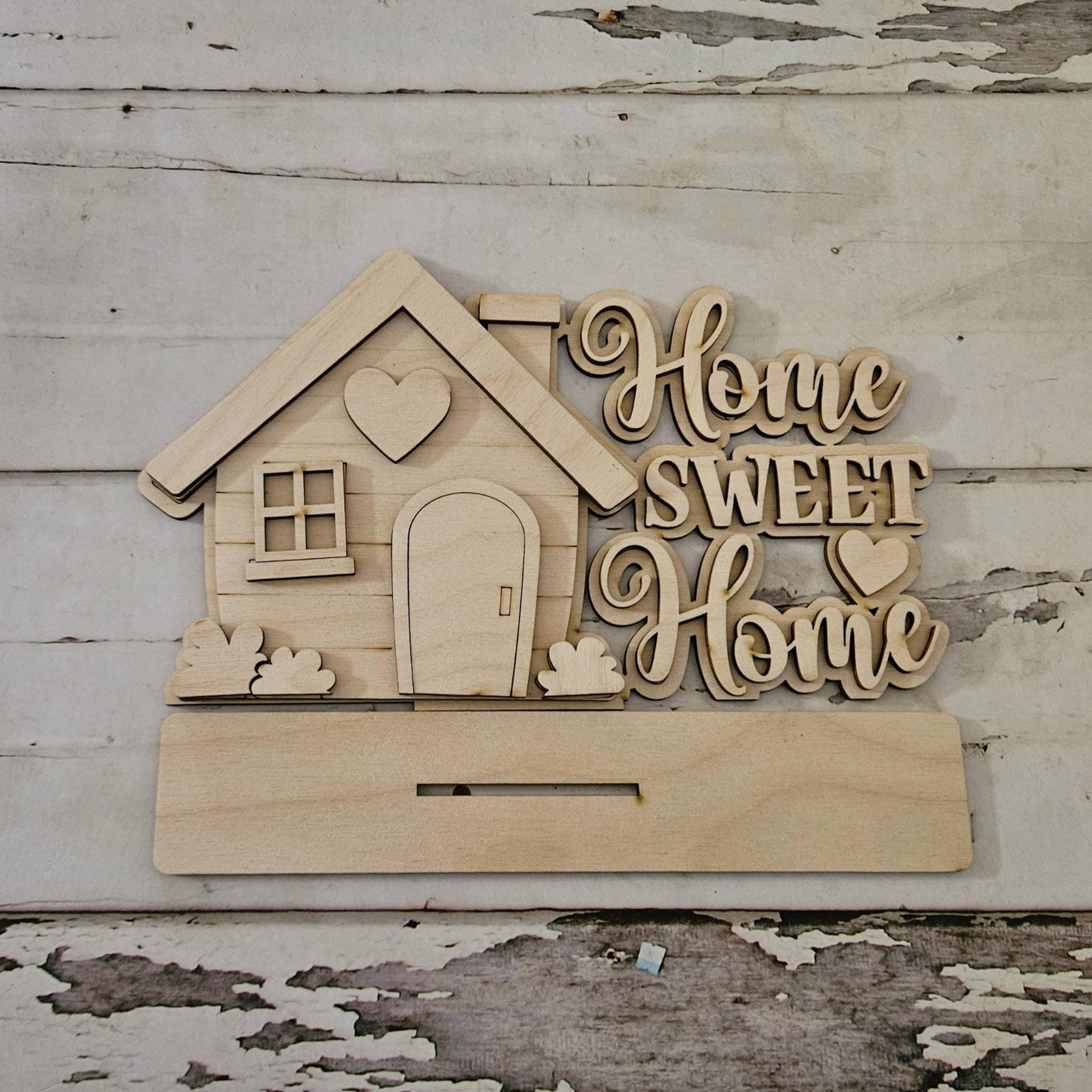 DIY Home Shelf Sitter Kit – Unpainted Tiered Tray Decor