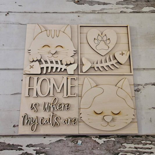 DIY Cat interchangeable sign – Make you own cat craft