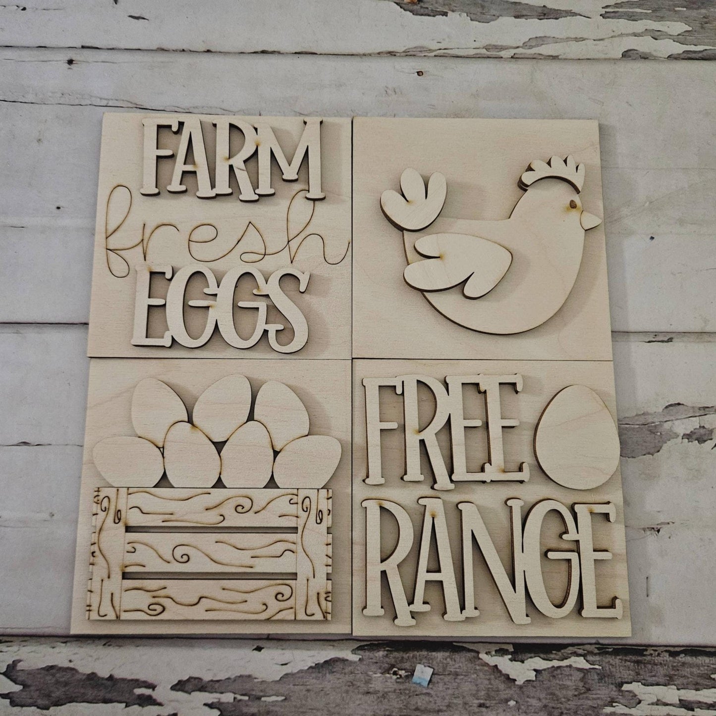 DIY Chicken interchangeable signs, Make your own farm tiered tray decor