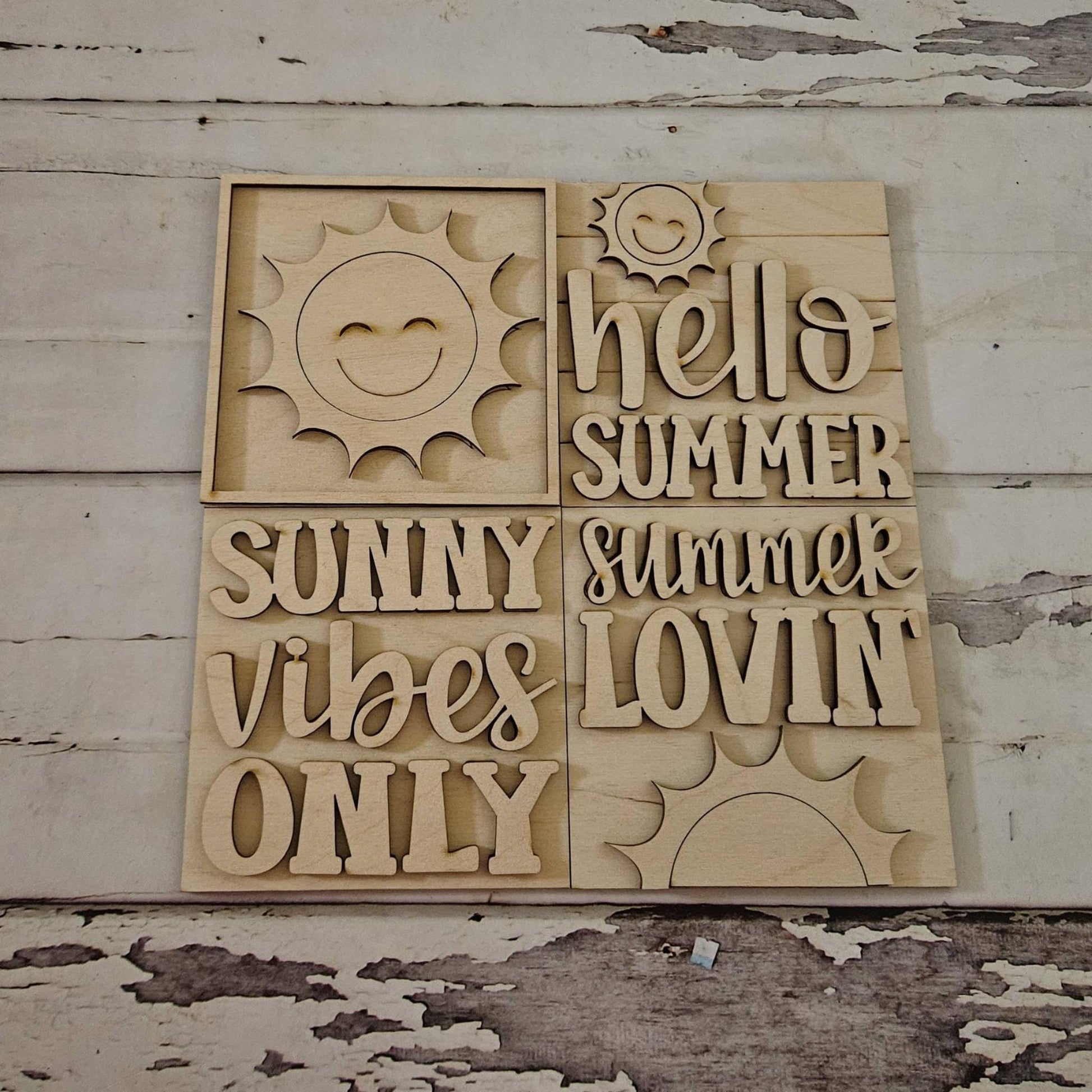 DIY Summer interchangeable Signs – Make your own Sun home decor
