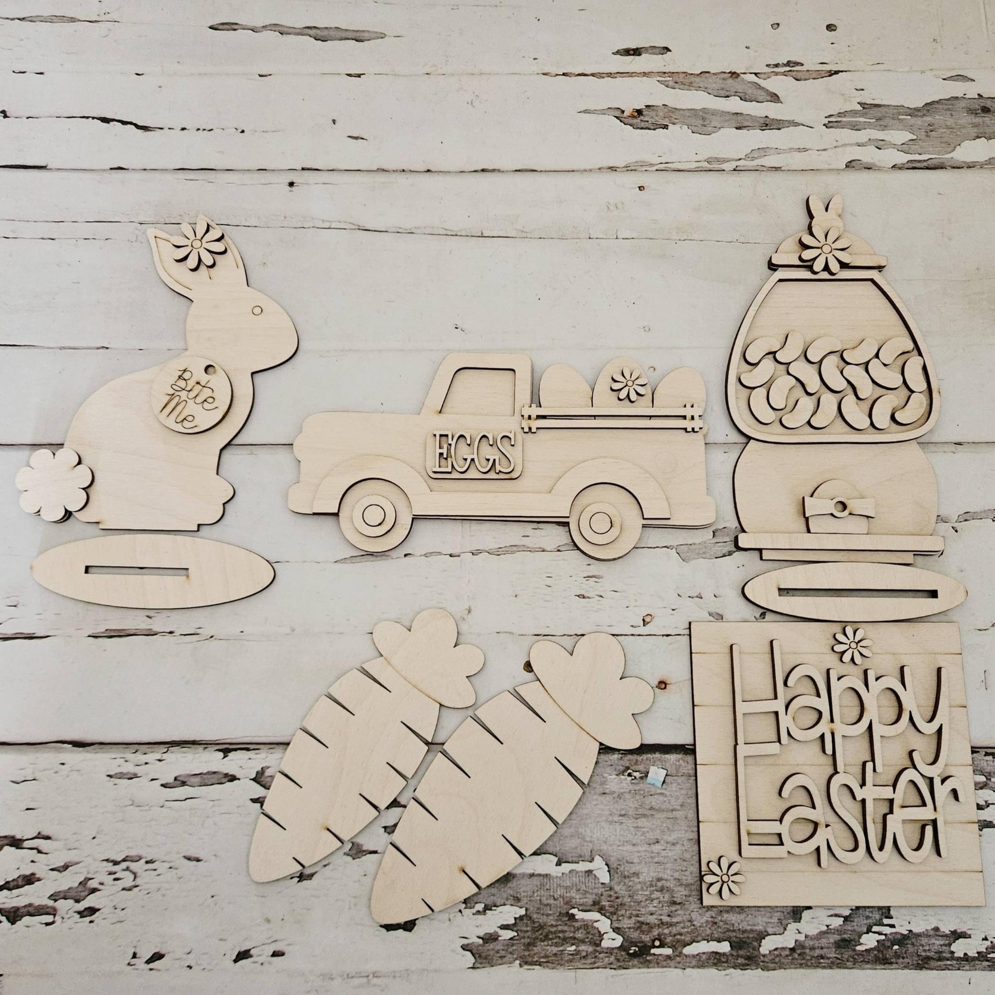 DIY Easter Tiered Tray Decor Blank, Make your own spring home decor