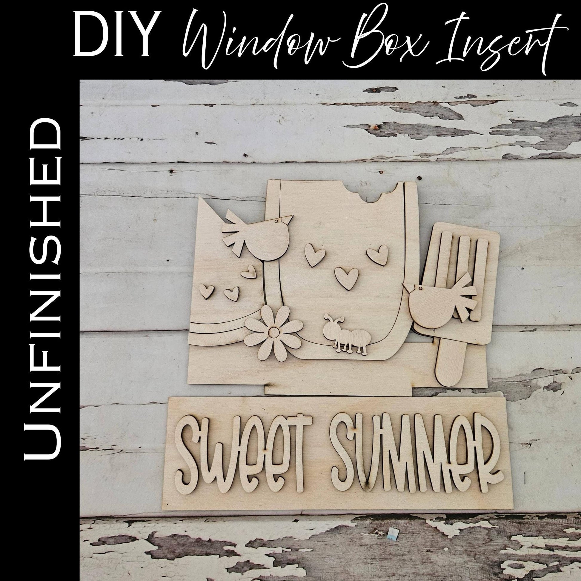 DIY Watermelon window box interchangeable, Make your own summer decor
