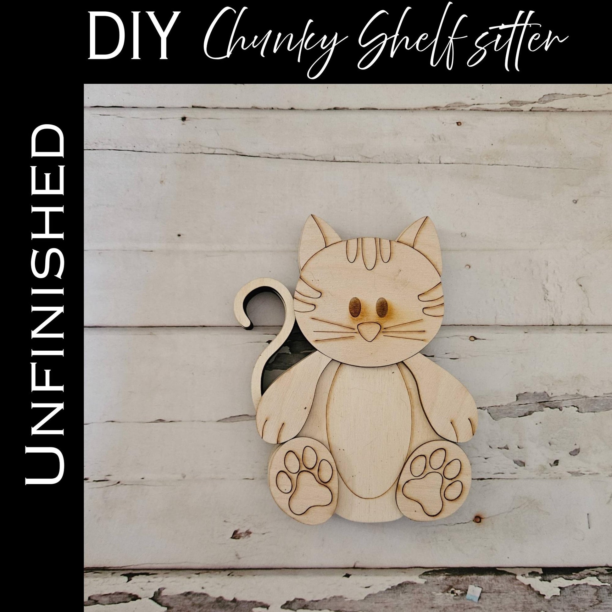 DIY Cat Shelf sitter, Make your own Cat tiered tray home decor