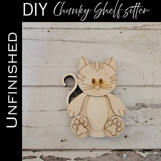 DIY Cat Shelf sitter, Make your own Cat tiered tray home decor