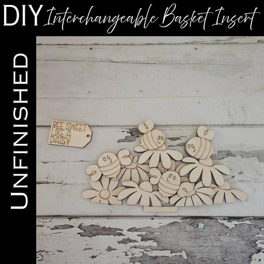 DIY Interchangeable Basket Wood Blank: Tiered Tray Decor