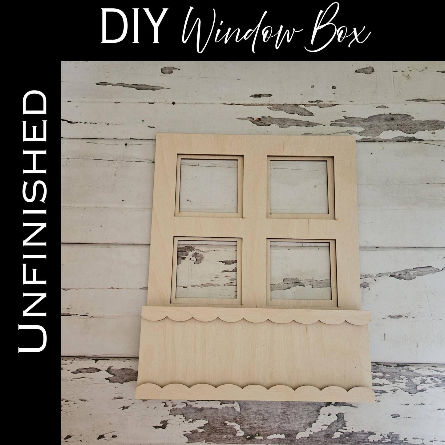DIY Window Interchangeable Shelf Sitter, Make your own home decor