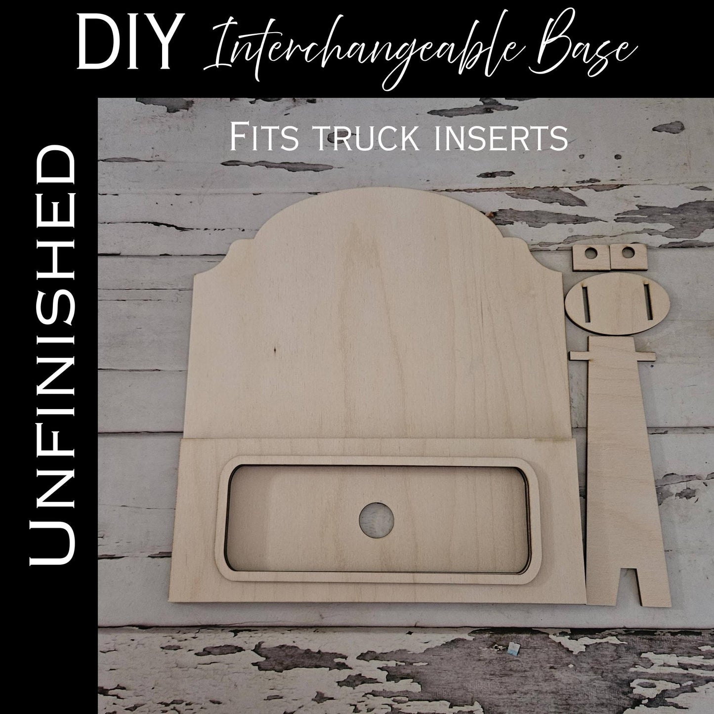 DIY Interchangeable Truck base Shelf Sitter, Make your own home decor