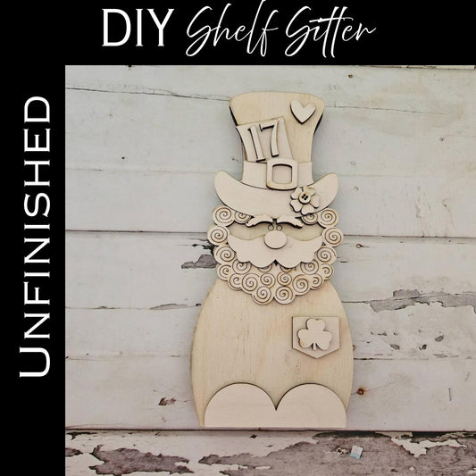 DIY St Patrick's Gnome Shelf Sitter, Make your own leprechaun