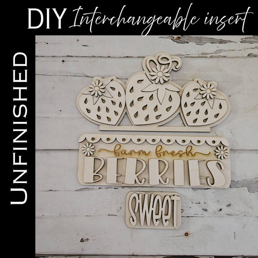 DIY Strawberry interchangeable truck insert, Make your own fruit tiered tray decor
