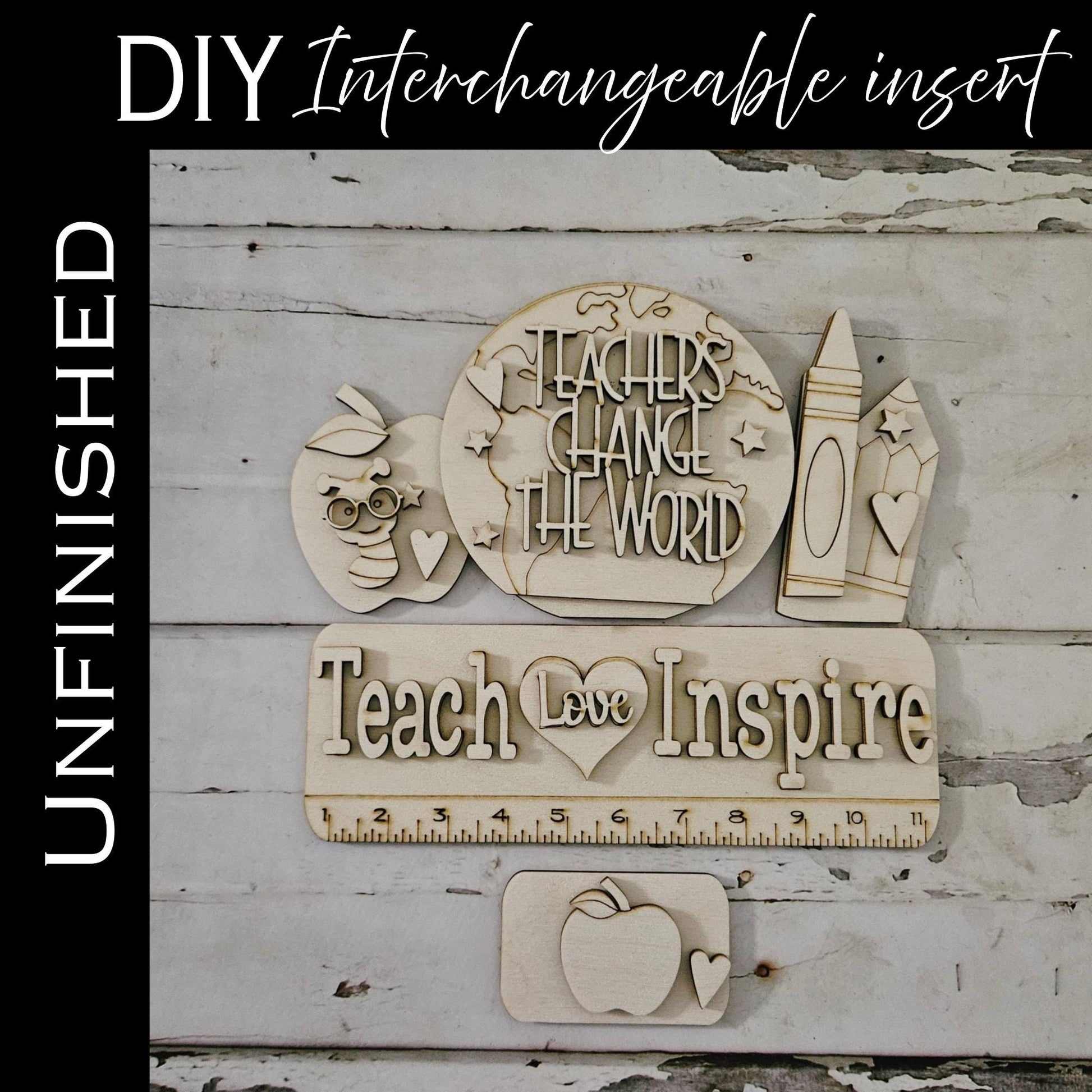 DIY teacher truck interchangeable insert, Make your own school decor