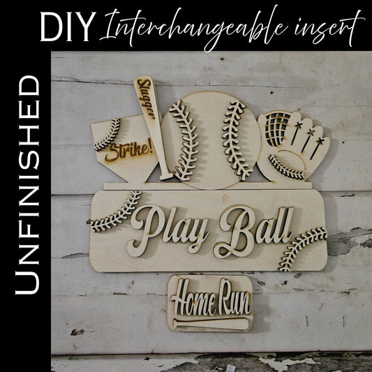 DIY baseball truck interchangeable insert, Make your own sports decor