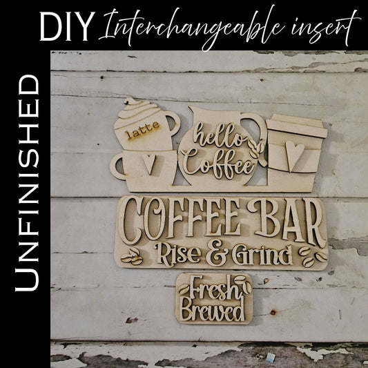 DIY coffee truck interchangeable insert, Make your own coffee car decor