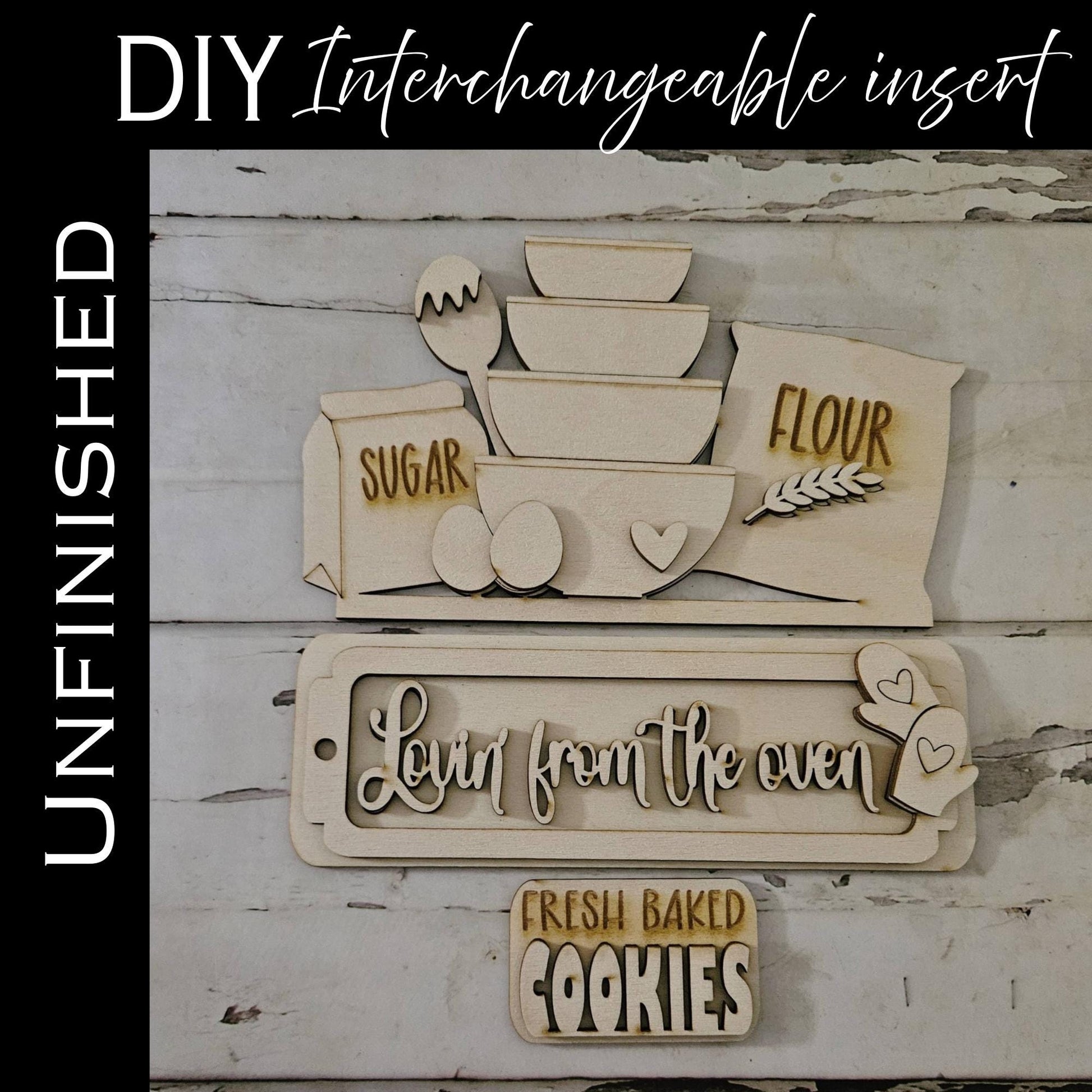 DIY interchangeable kitchen truck insert, Make your own baking home decor