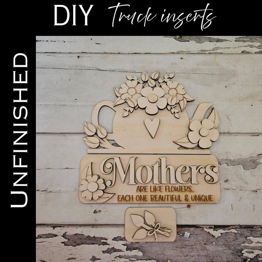 DIY Mother's Day truck interchangeable insert, Make your own decor for mom