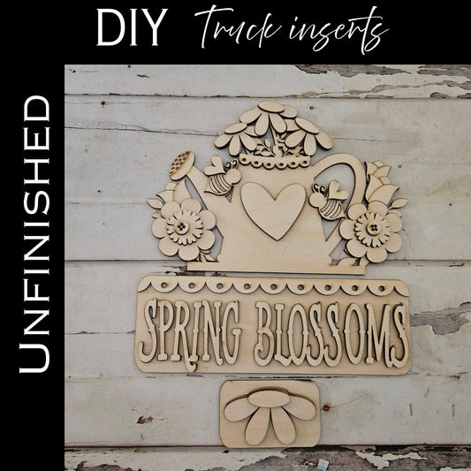 DIY Spring Truck Insert, Make your own spring home decor