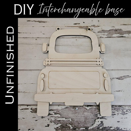 DIY Interchangeable Truck base Shelf Sitter, Make your own home decor