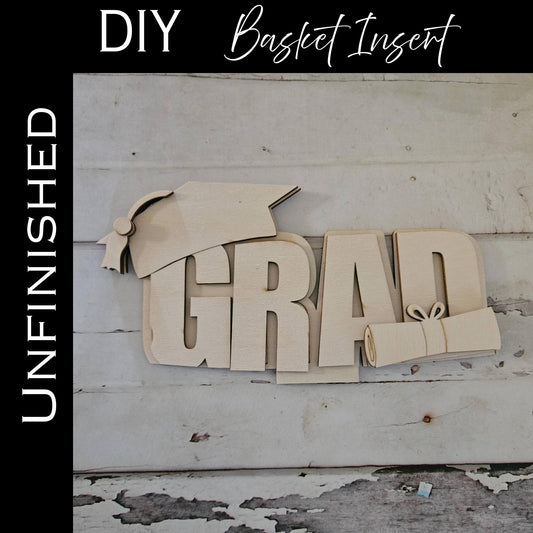 DIY Interchangeable Basket Wood Blank: Tiered Tray Decor