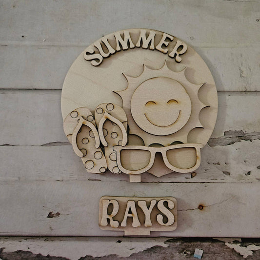DIY Summer snow globe interchangeable insert, Make your own Summer home decor