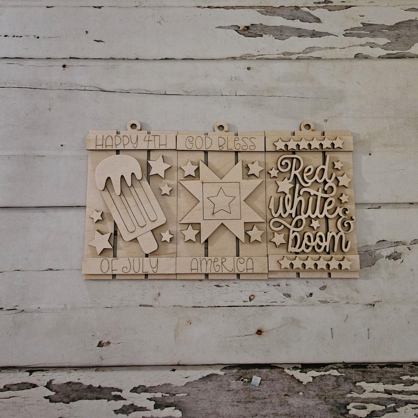 DIY 4th of July blank ornaments: Make your own patriotic home decor