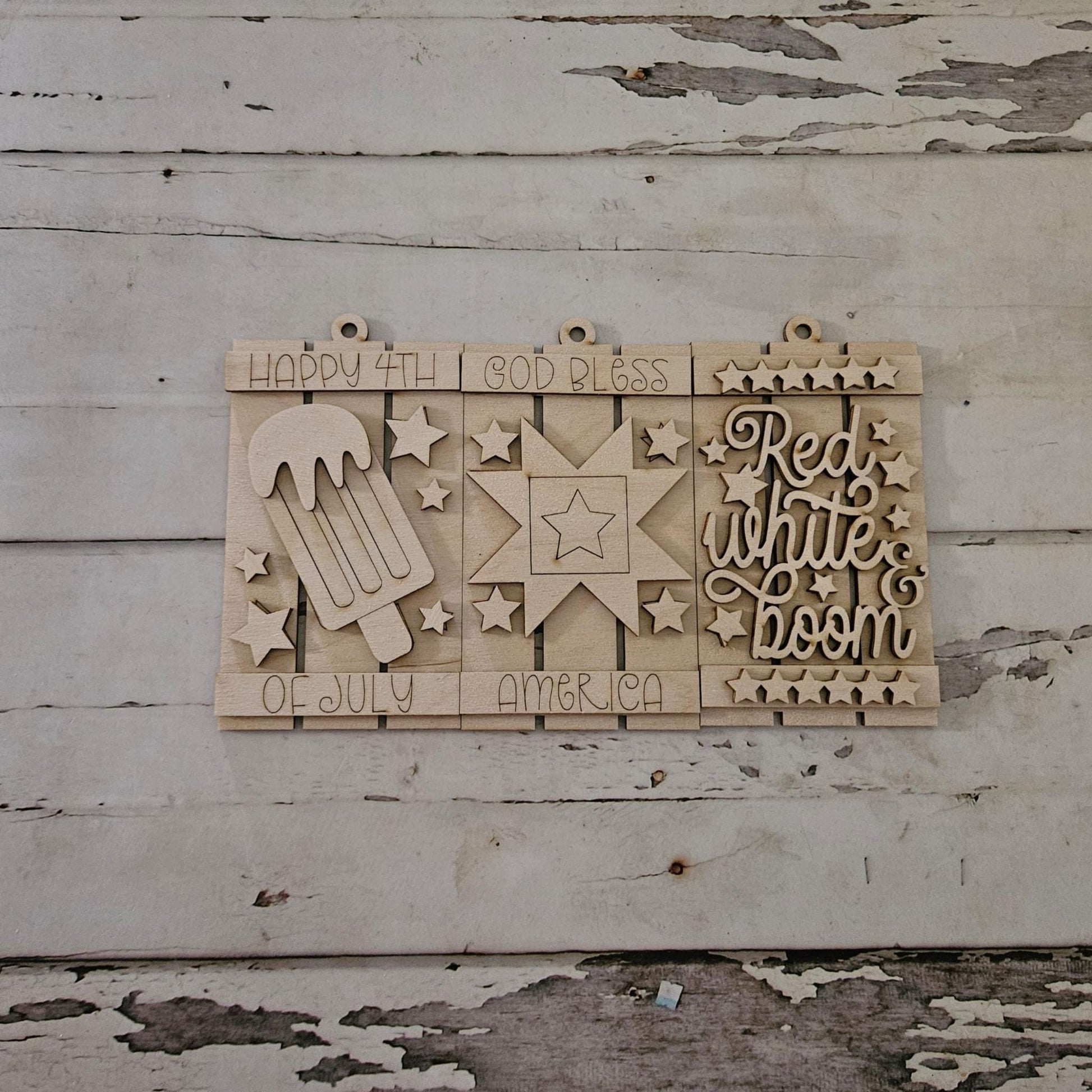 DIY 4th of July blank ornaments: Make your own patriotic home decor