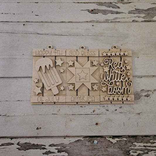 DIY 4th of July blank ornaments: Make your own patriotic home decor