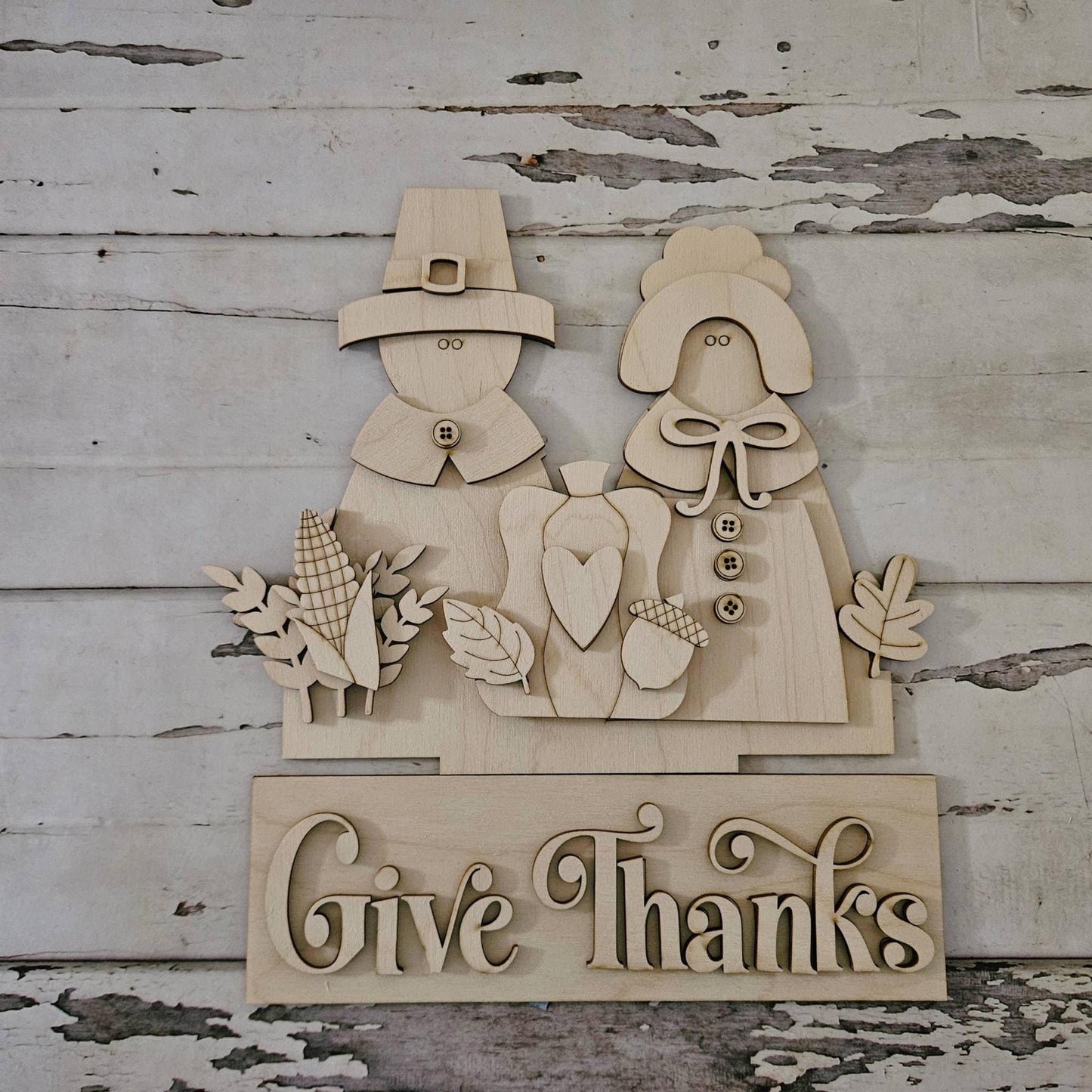 DIY Thanksgiving Window Box insert : Make your own fall home decor