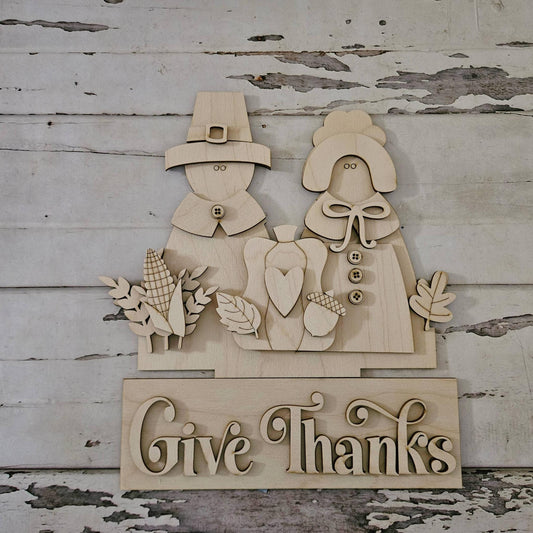 DIY Thanksgiving Window Box insert : Make your own fall home decor