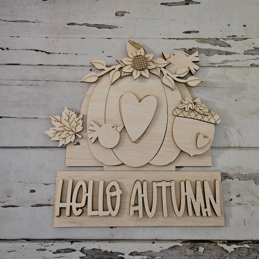 DIY Thanksgiving Window Box insert : Make your own fall home decor