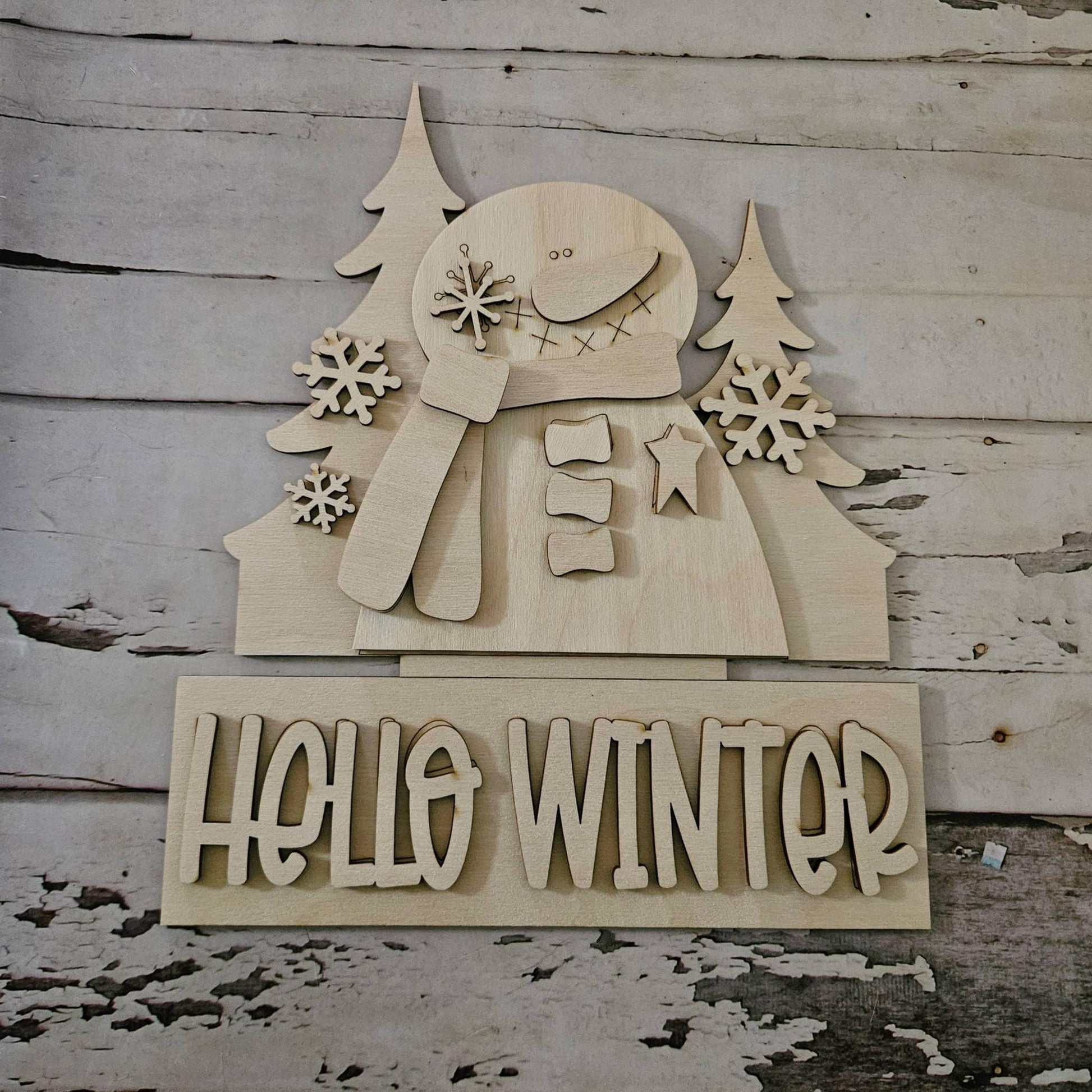 DIY Winter Window Bow Insert : Make your own snowman home decor