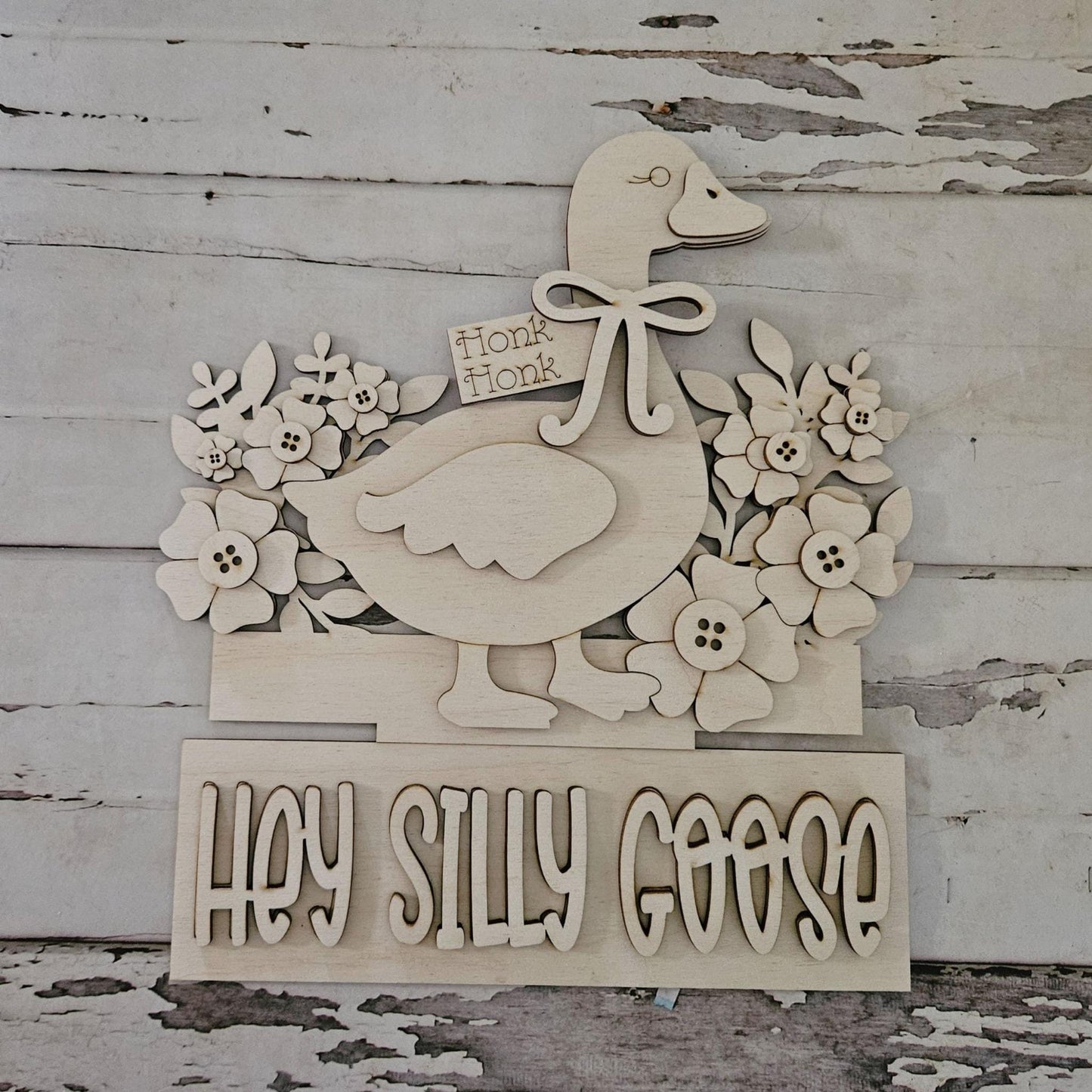 DIY Goose Window Box Insert : Make your own Silly goose home decor