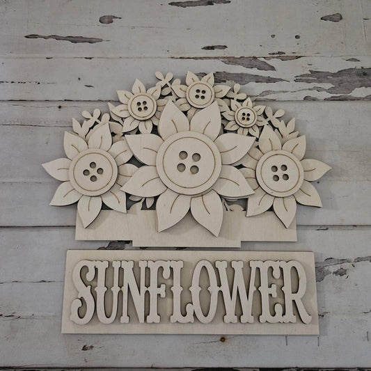 DIY Sunflower Window Box insert, Make your own sunflower home decor