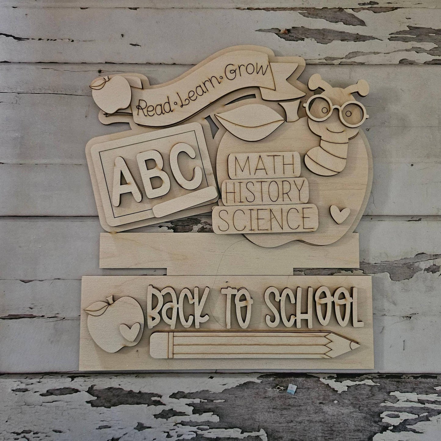 DIY Teacher Window Box insert, Make your own back to school home decor