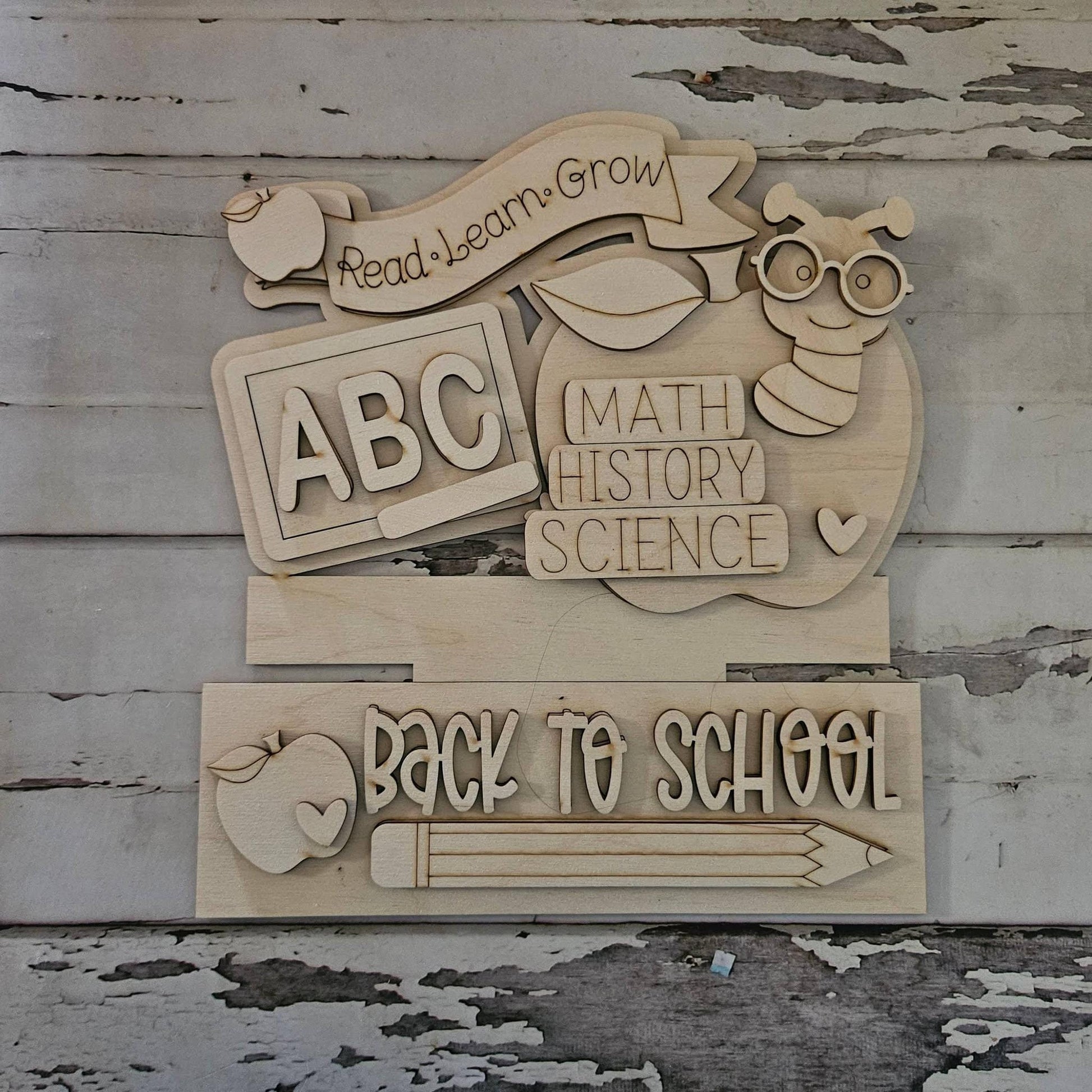 DIY Teacher Window Box insert, Make your own back to school home decor