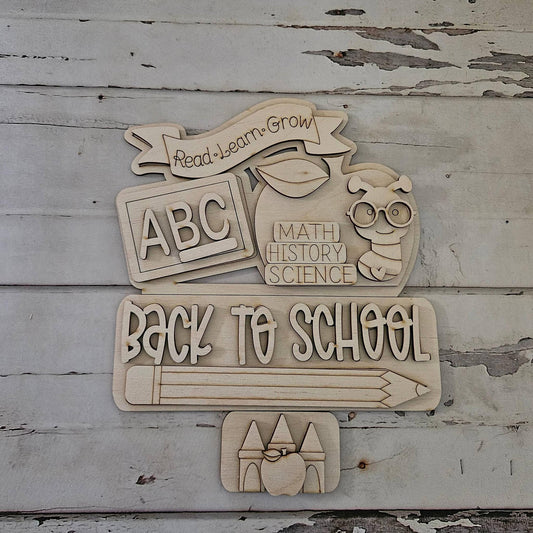DIY Back to School interchangeable Truck Insert, Make your own class decor