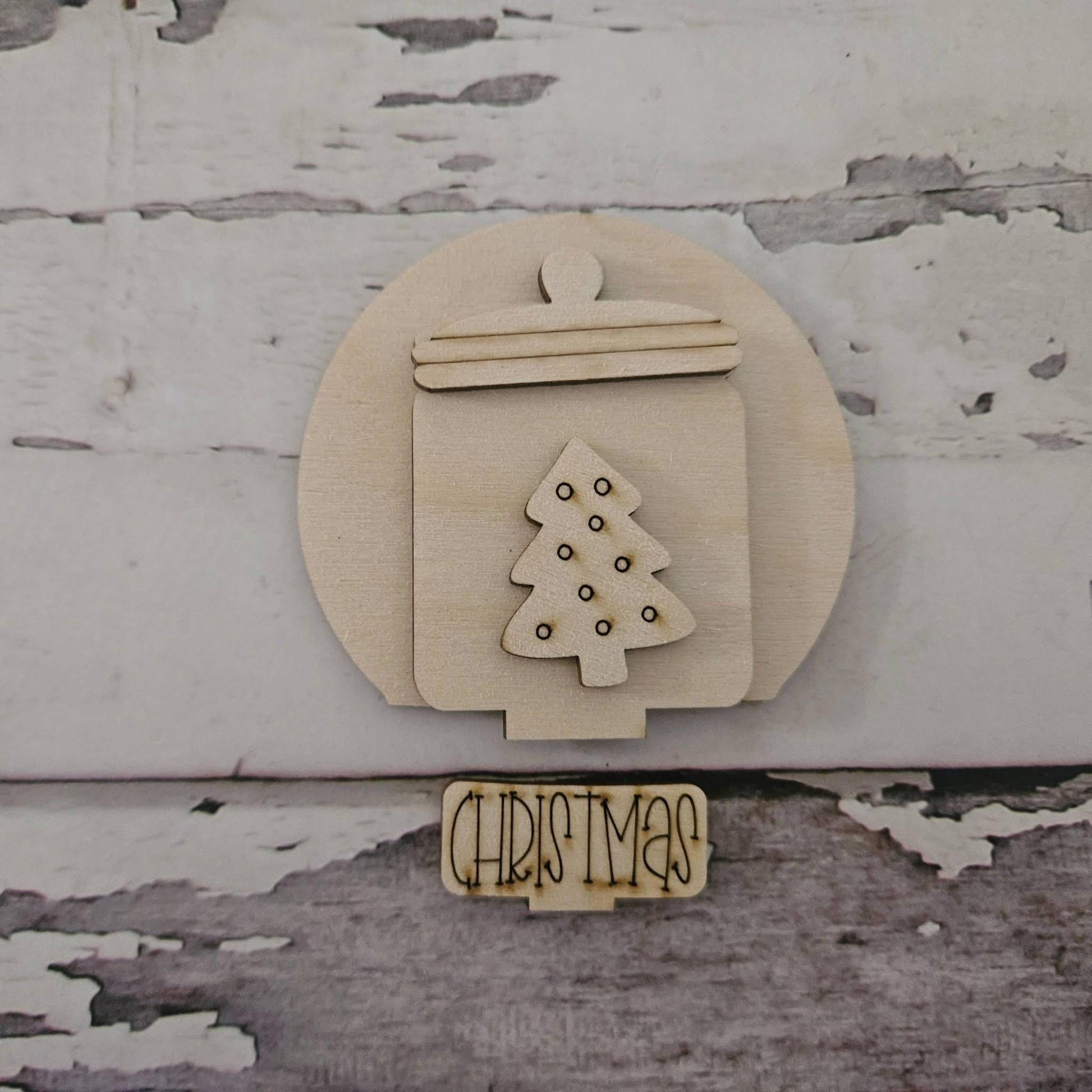 DIY Christmas snow globe interchangeable insert, Make your own home decor