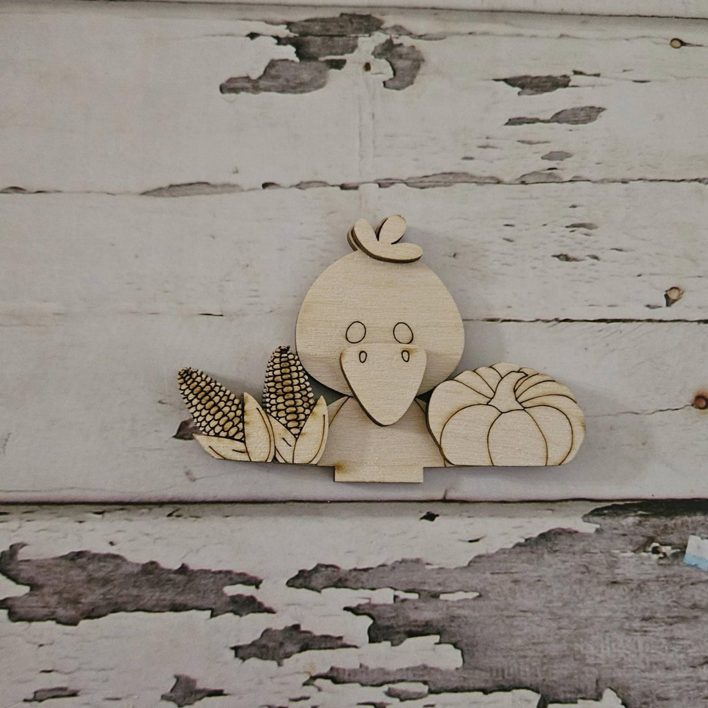 DIY Fall Interchangeable Basket Wood Blank: Tiered Tray Decor