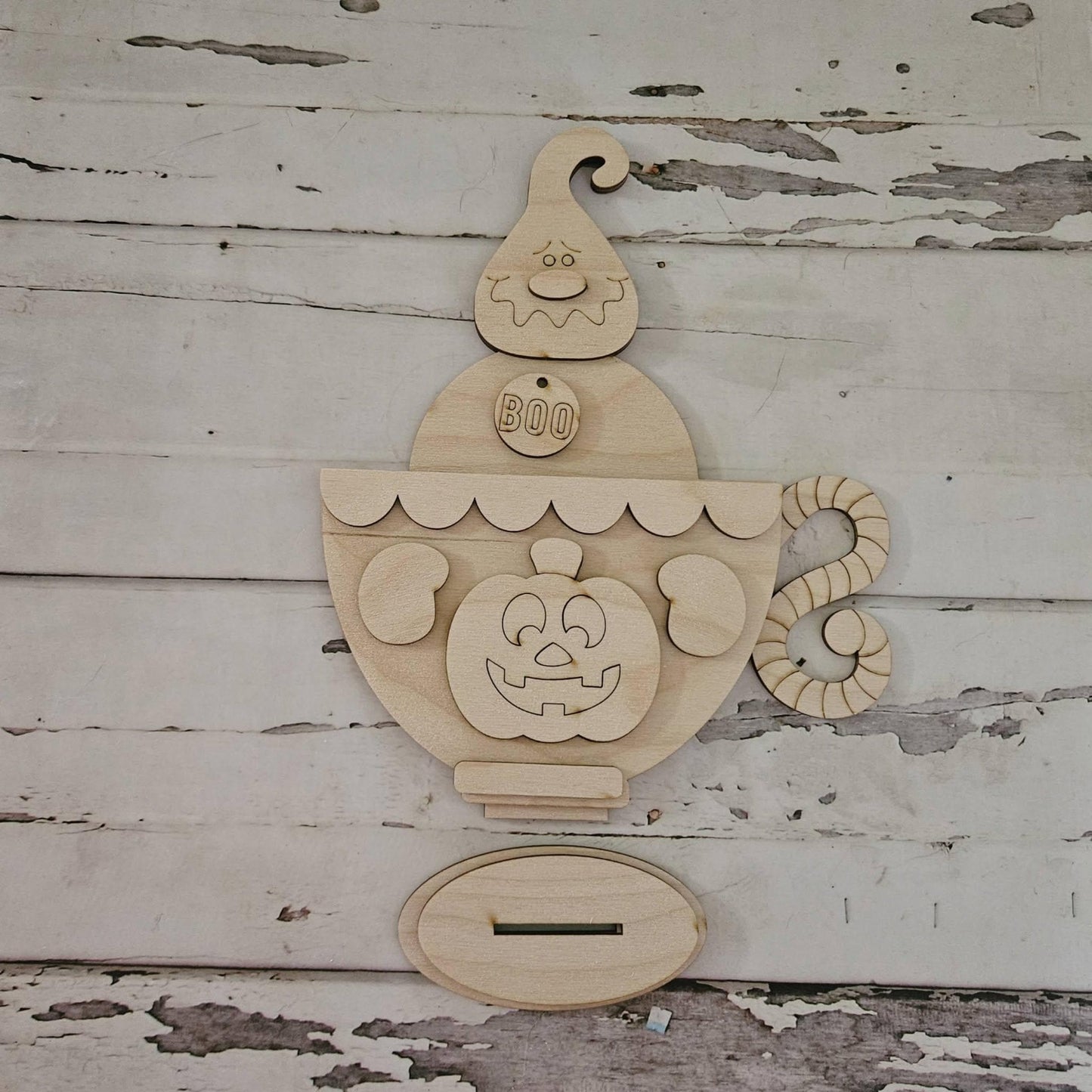 Halloween Gnome Shelf Sitter Wood Blank – DIY Fall Decor