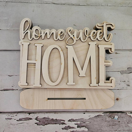 DIY Mug stick Holder shelf sitter, Make your own interchangeable home decor