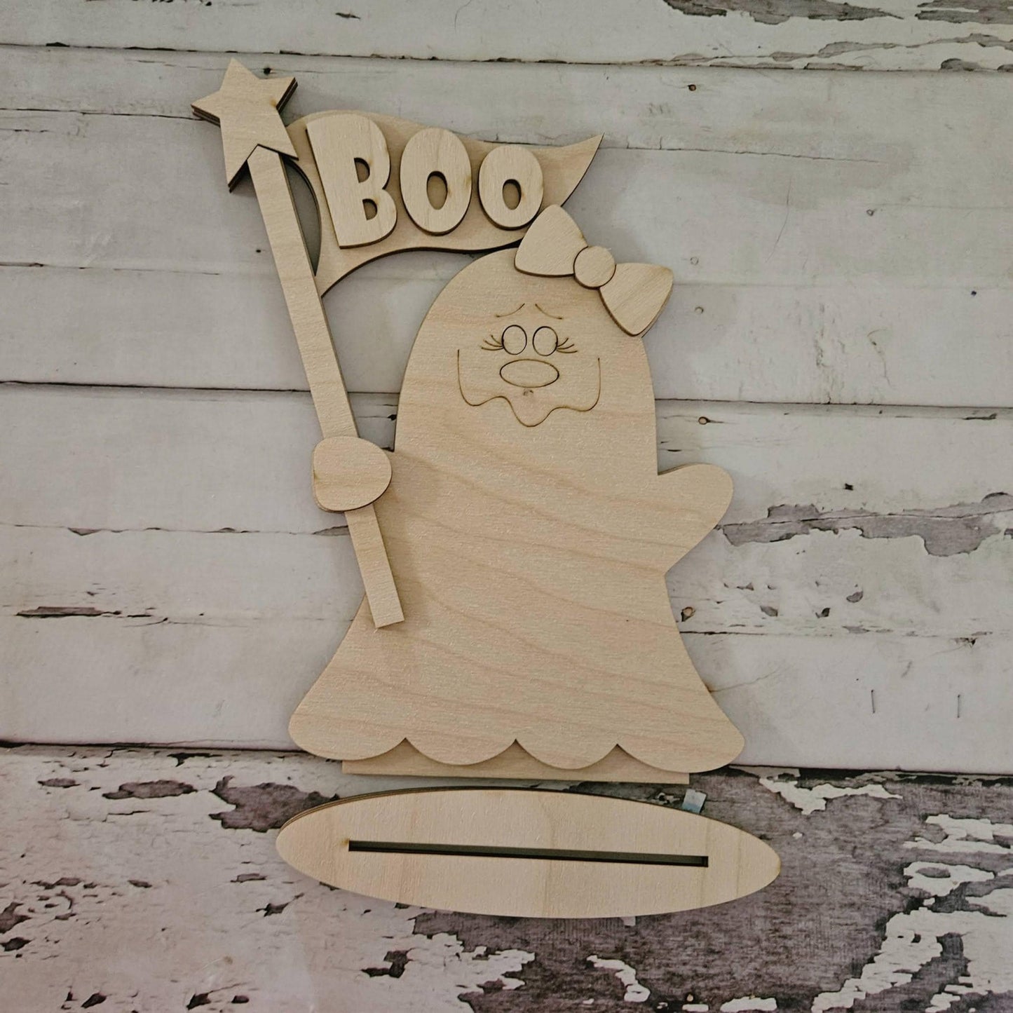 Halloween Gnome Shelf Sitter Wood Blank – DIY Fall Decor