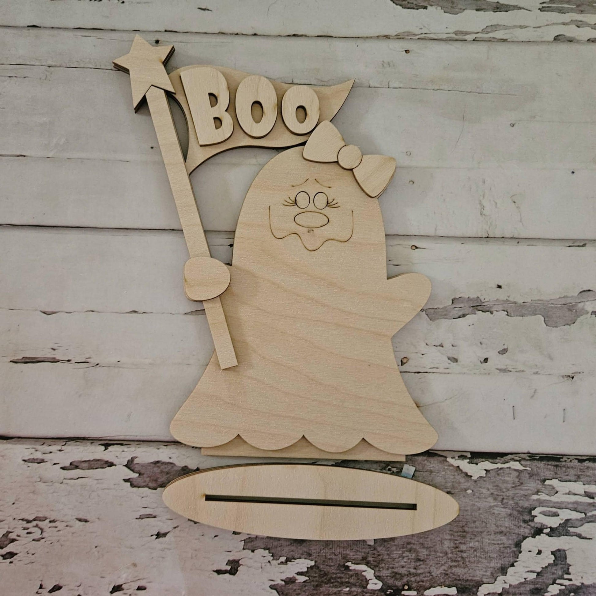 Halloween Gnome Shelf Sitter Wood Blank – DIY Fall Decor