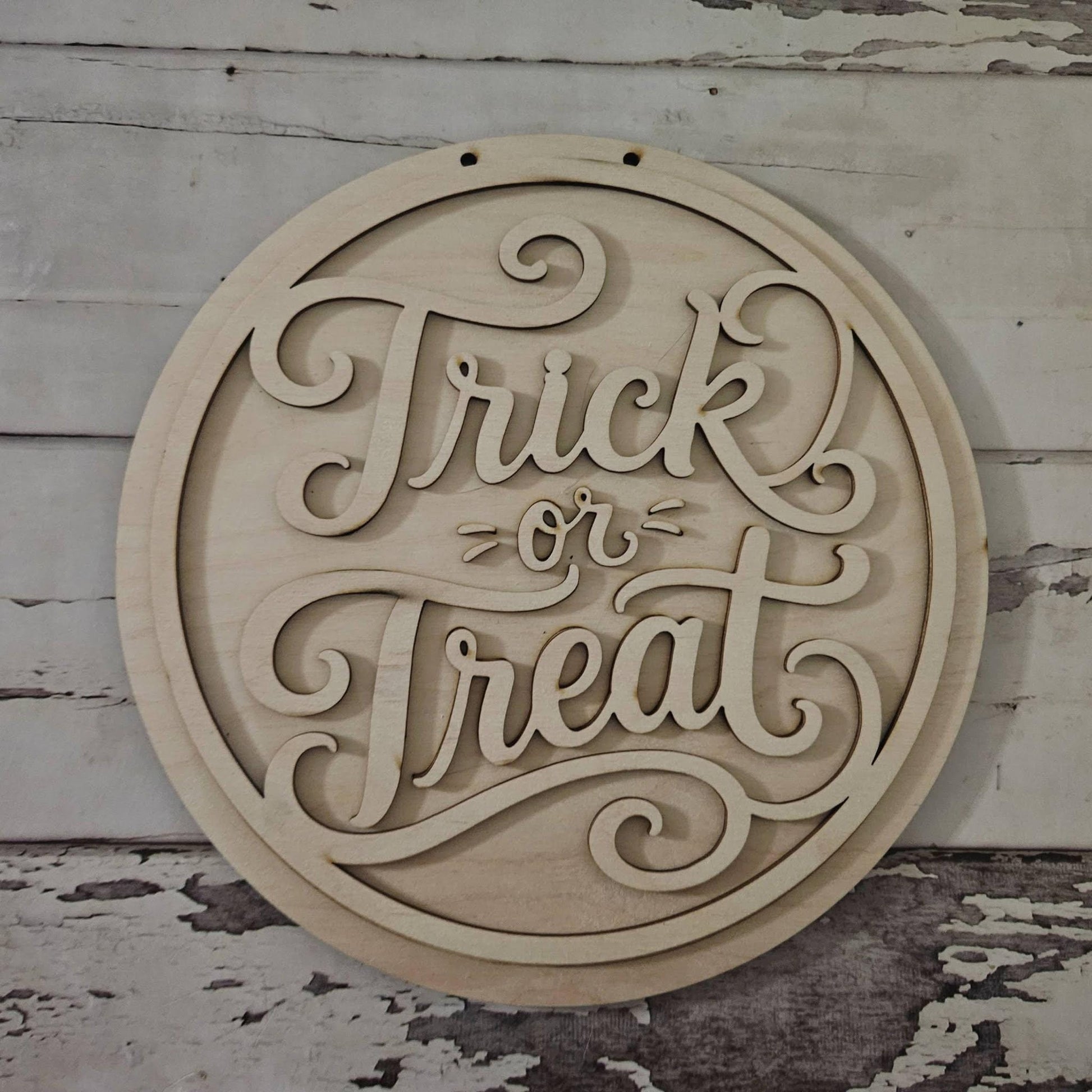 Make your ownHalloween Door Hanger Blank | DIY Unfinished Wood Decor